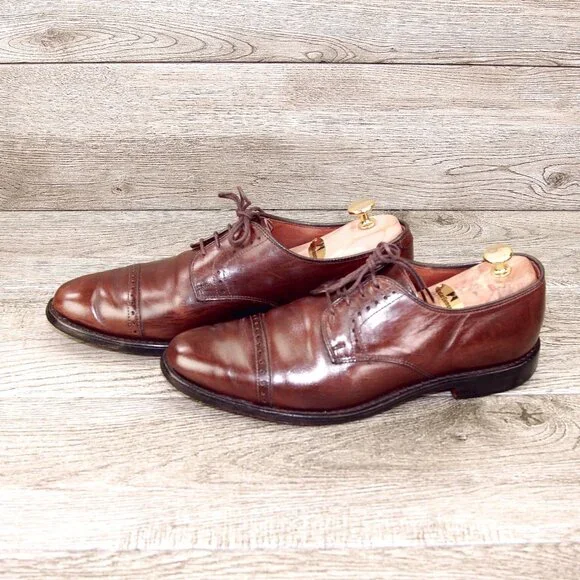 Allen Edmonds CLIFTON 8.5 D Brown * add $15 new Cedar Trees display picture 1